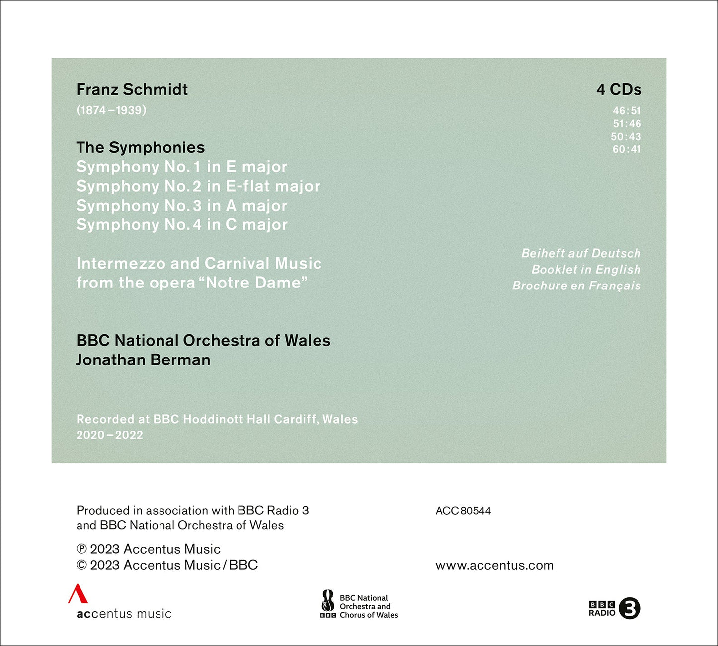 Schmidt: The Symphonies