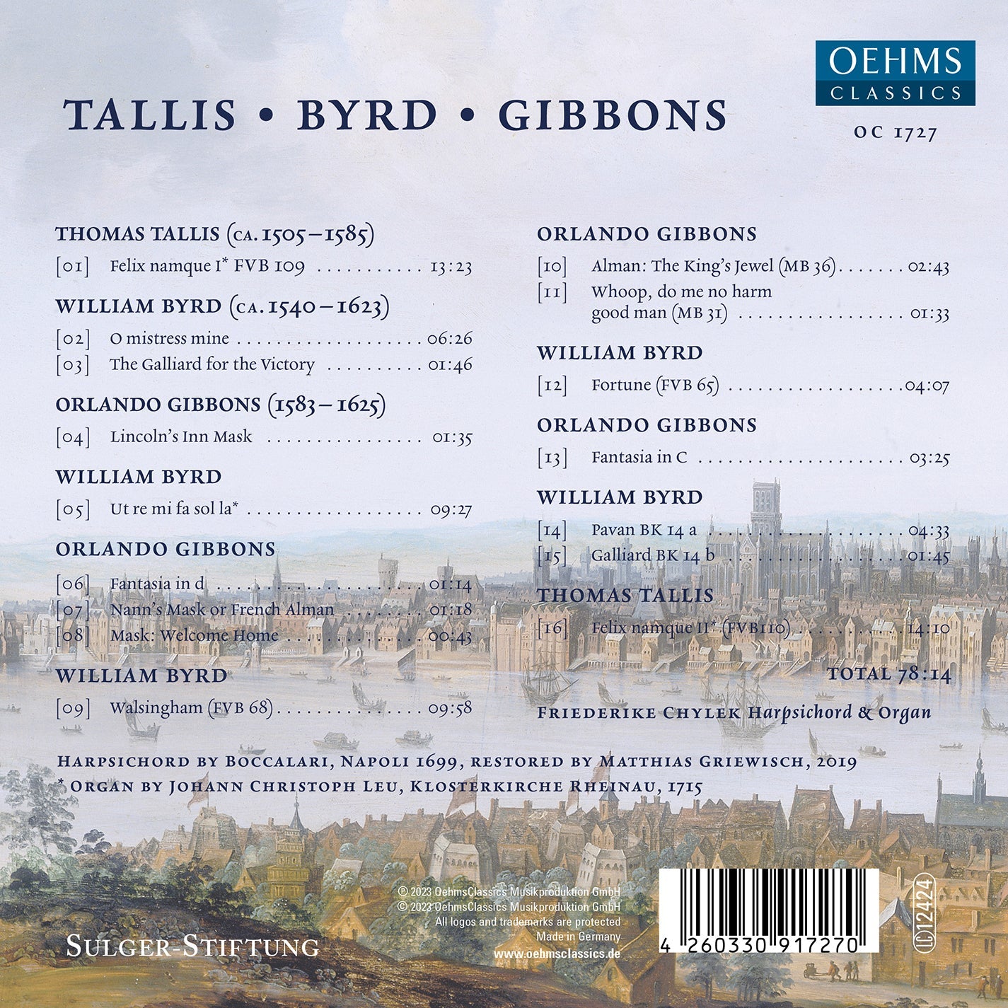 Tallis - Byrd - Gibbons