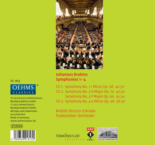 Brahms: Symphonies Nos. 1-4