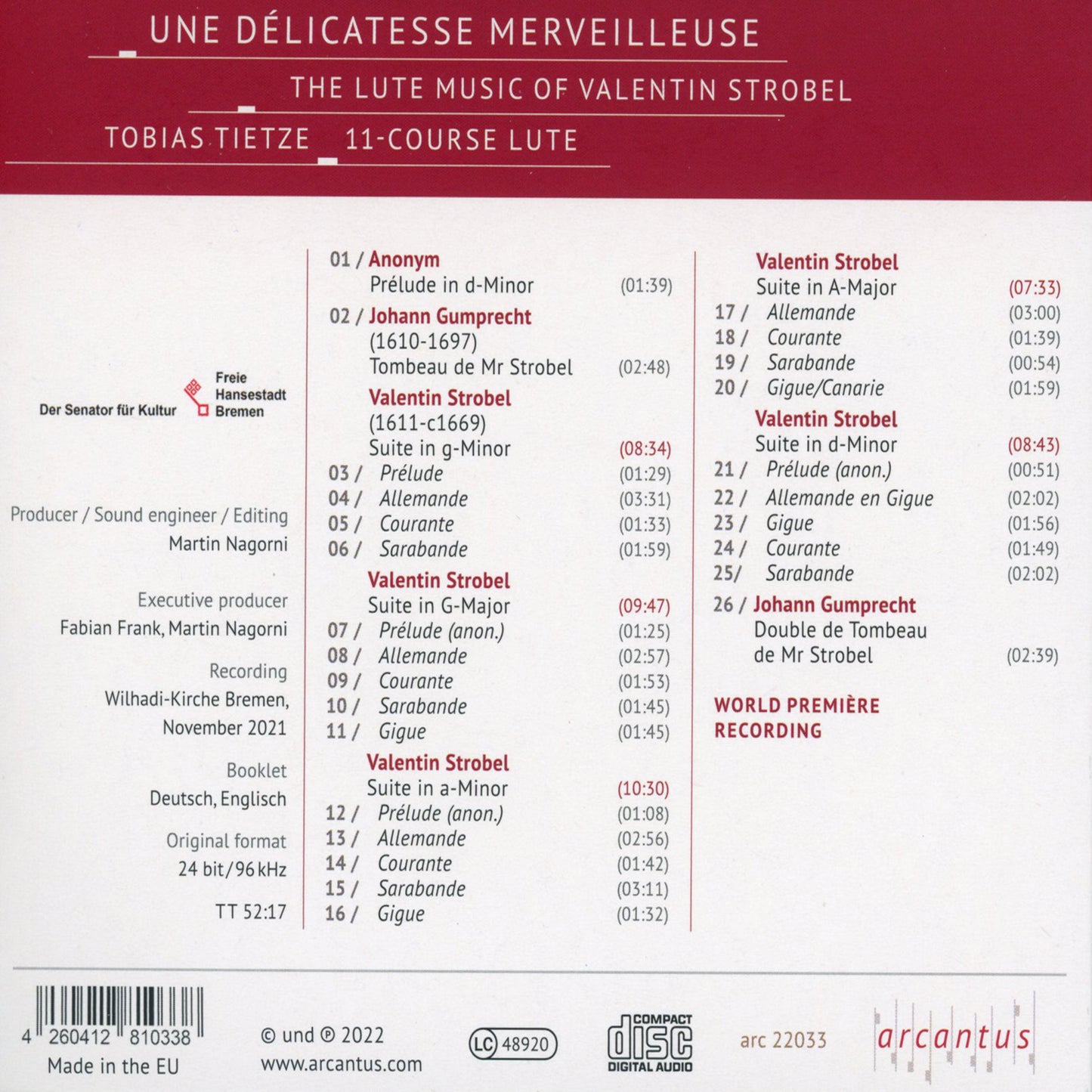 Strobel: Une Delicatesse Merveilleuse