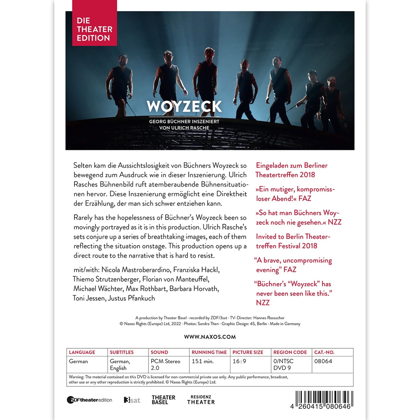 Woyzeck Barbara Horvath, Florian Von Manteuffel, Franziska Hackl, Max Rothbart, Michael Wachter, Nicola Mast