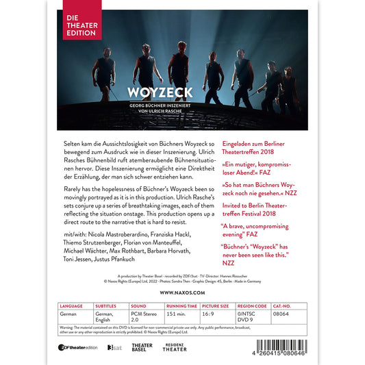 Woyzeck Barbara Horvath, Florian Von Manteuffel, Franziska Hackl, Max Rothbart, Michael Wachter, Nicola Mast