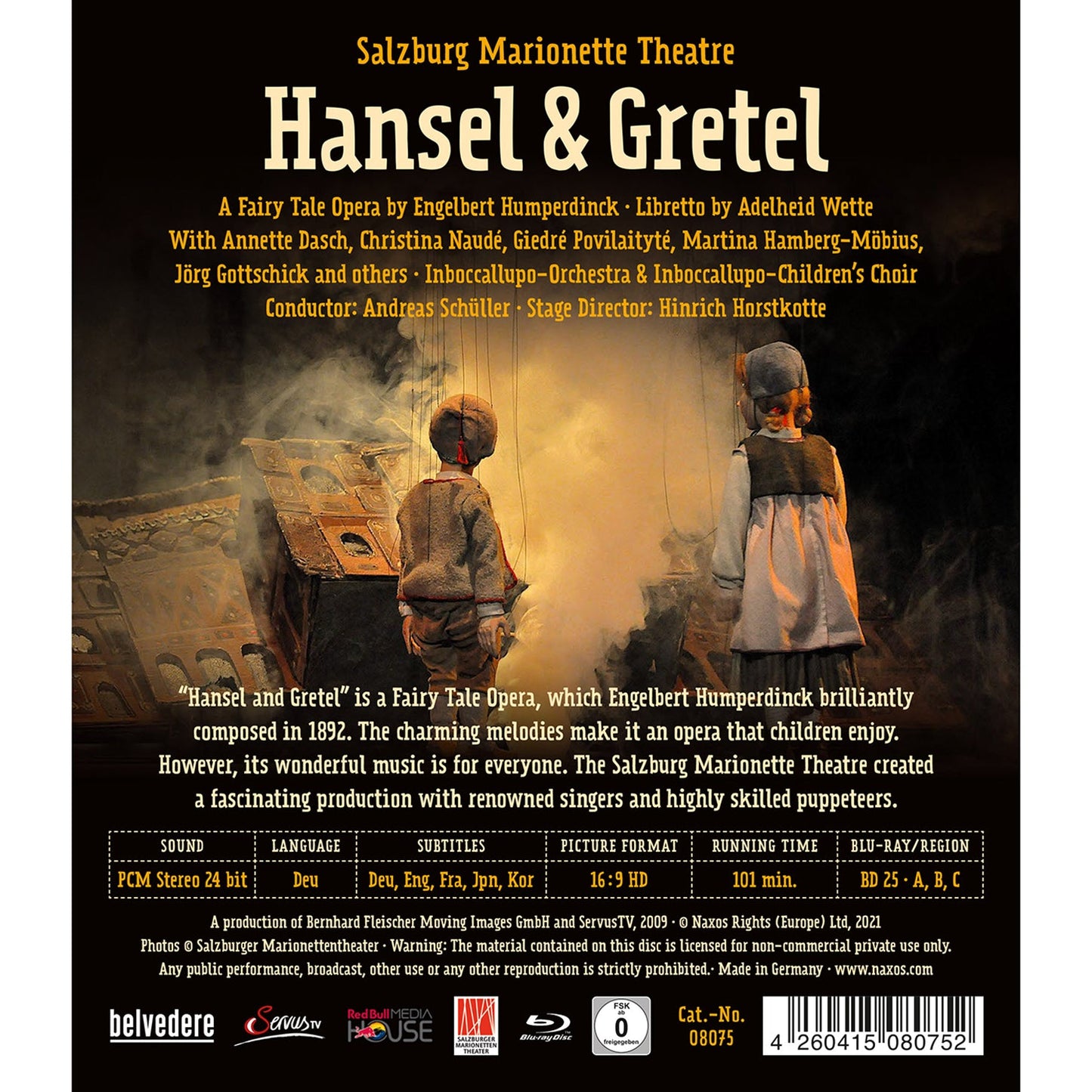 Hansel And Gretel - A Fairy Tale Opera / Salzburg Marionette Theatre (BR)