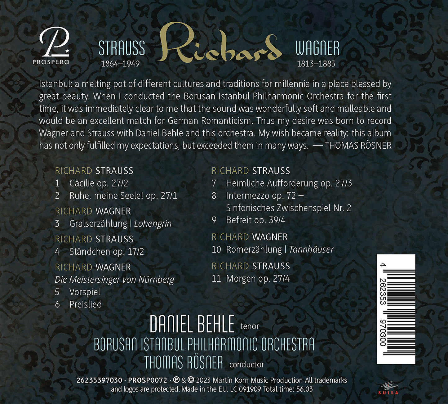 Strauss & Wagner: Richard Daniel Behle