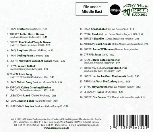 Discover Music Of The Middle East With Arc Music