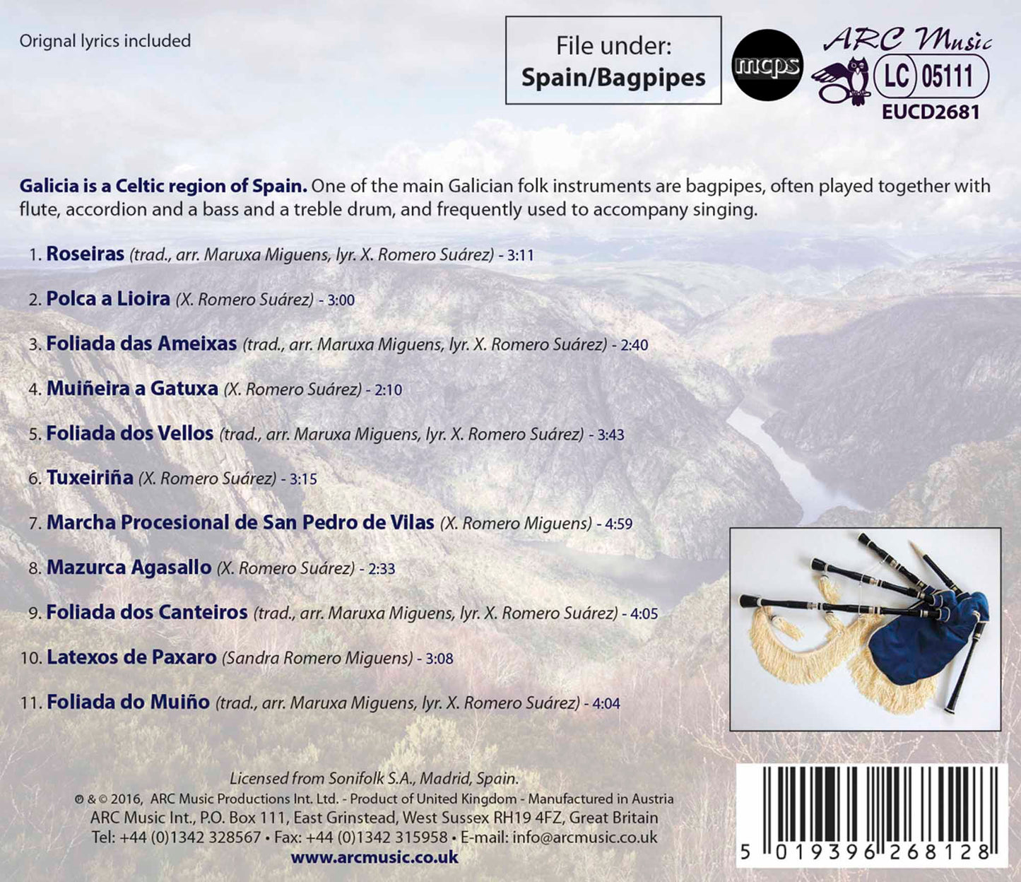 Bagpipes Of Celtic Galicia Os Rosales