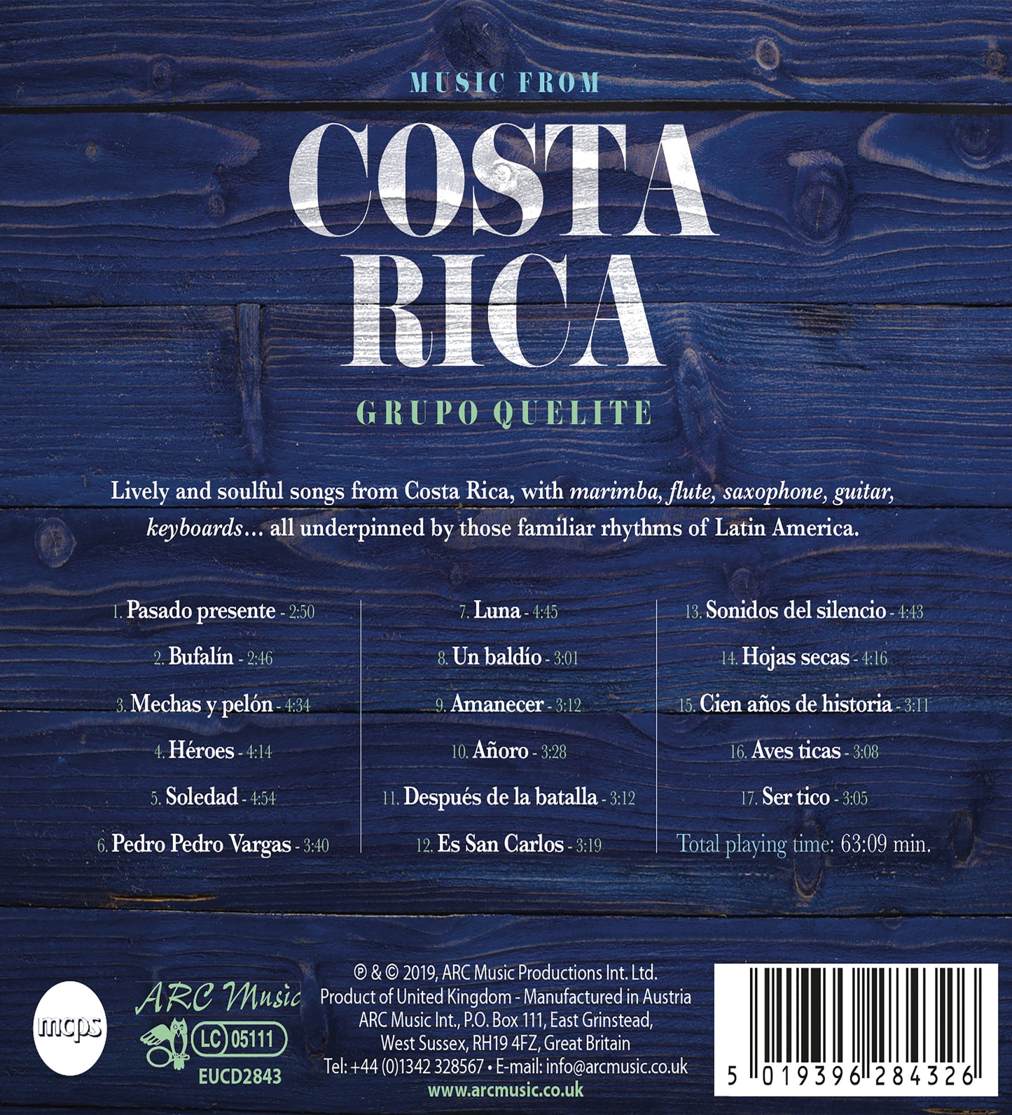 Music From Costa Rica  Groupo Quelite