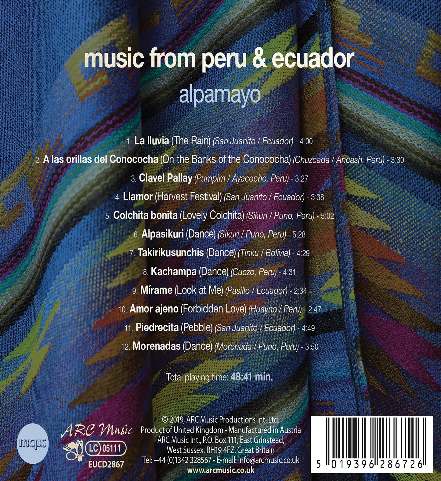 Alpamayo: Music From Peru And Ecuador