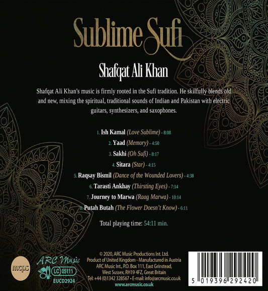 Sublime Sufi  Shafqat Ali Khan