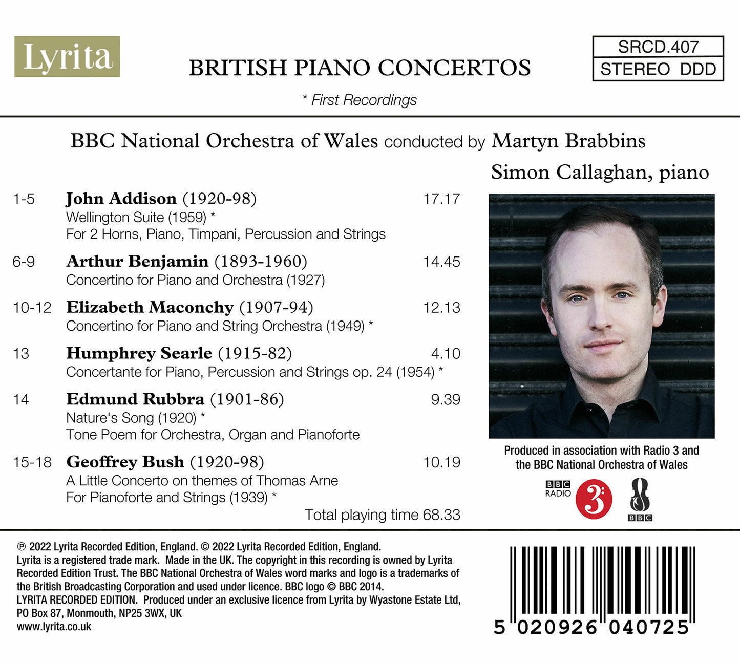 British Piano Concertos