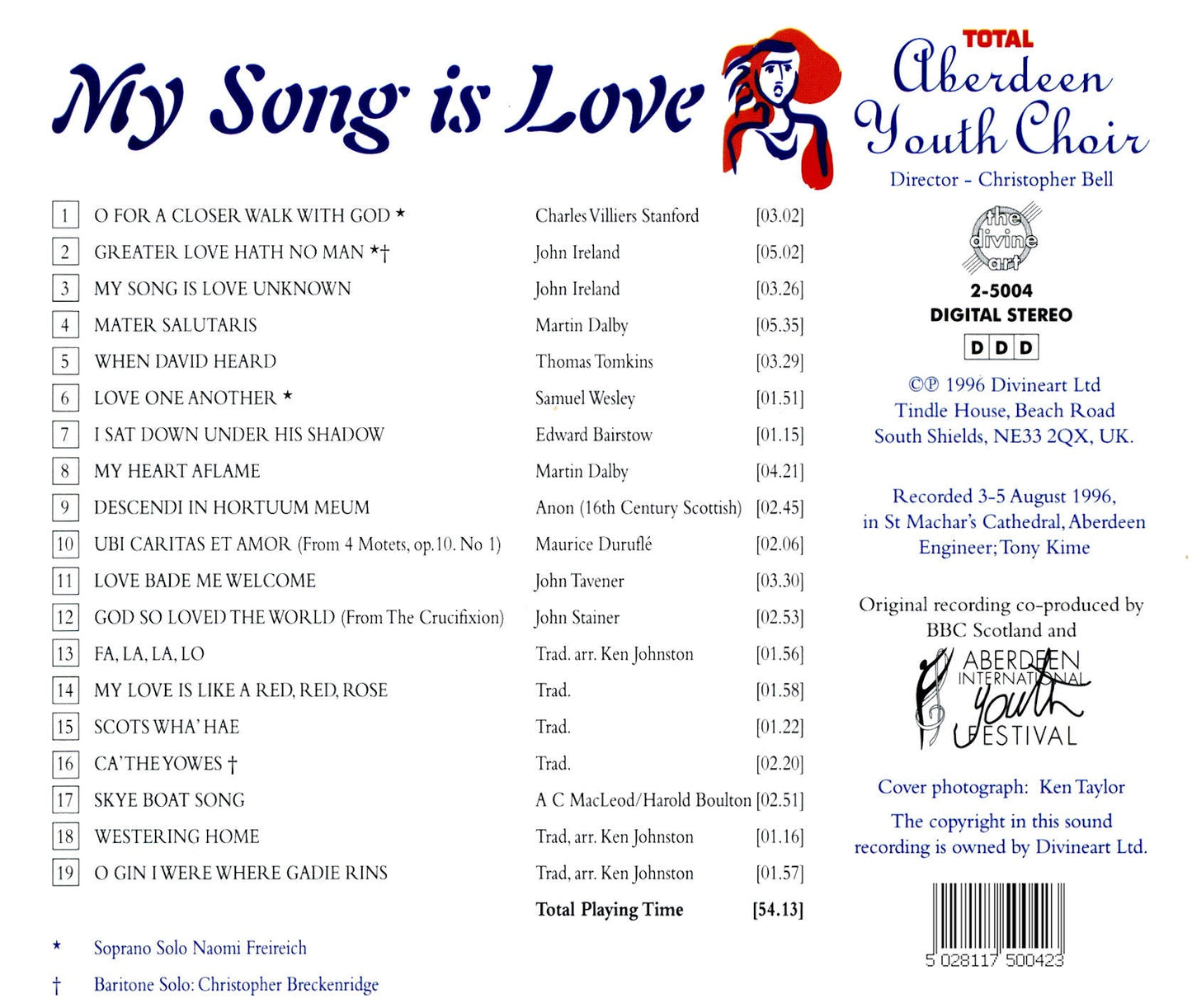 My Song is Love / Aberdeen Youth Choir