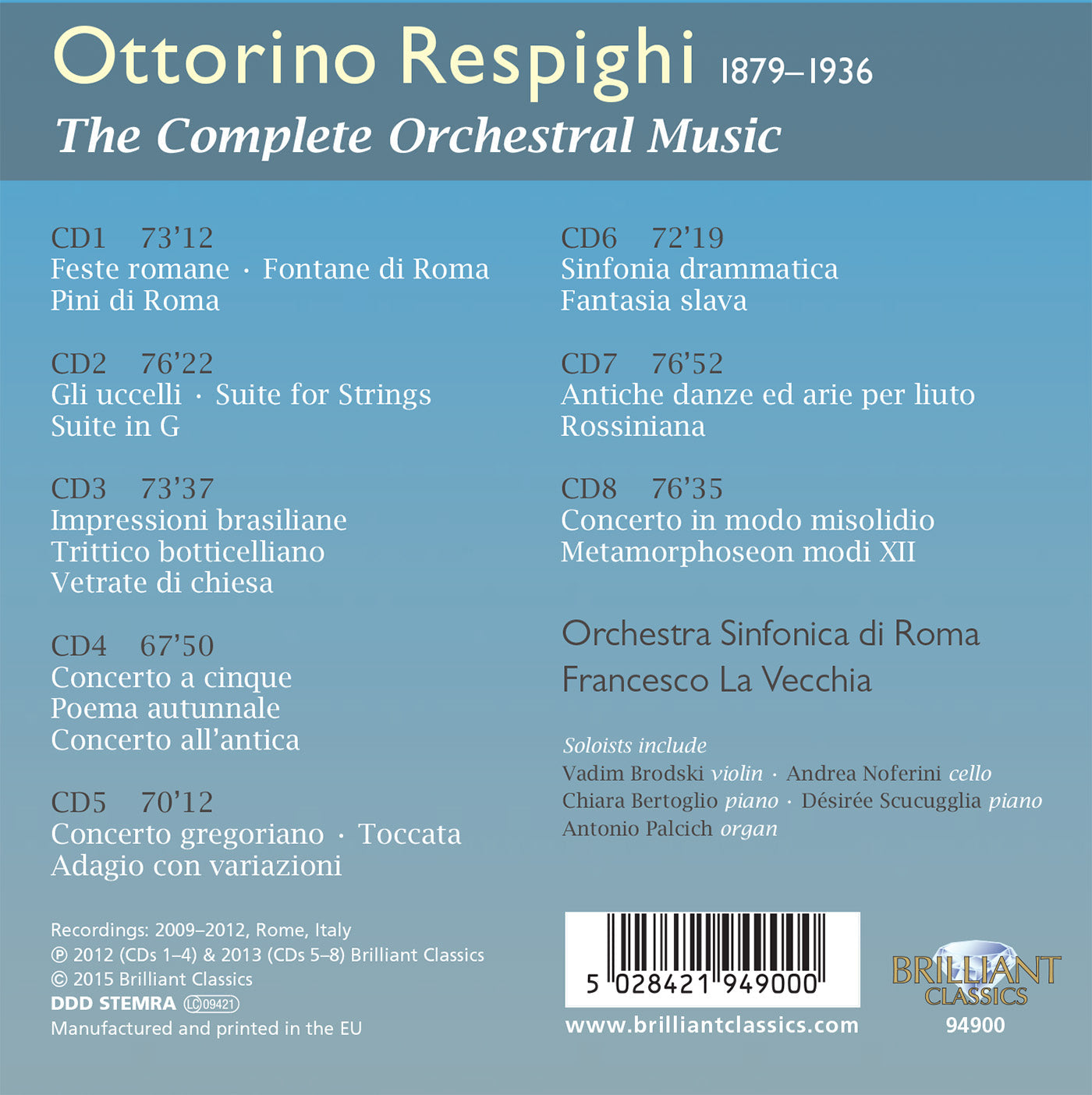 Respighi: The Complete Orchestral Music