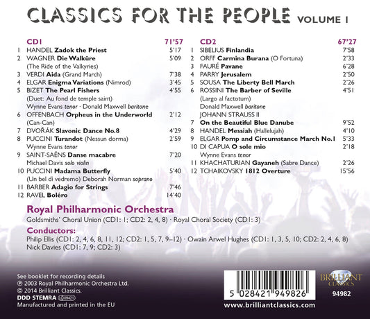 CLASSICS FOR THE PEOPLE, Vol. 1