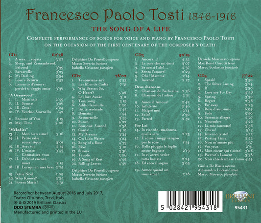 Tosti: The Song of a Life, Volume 3