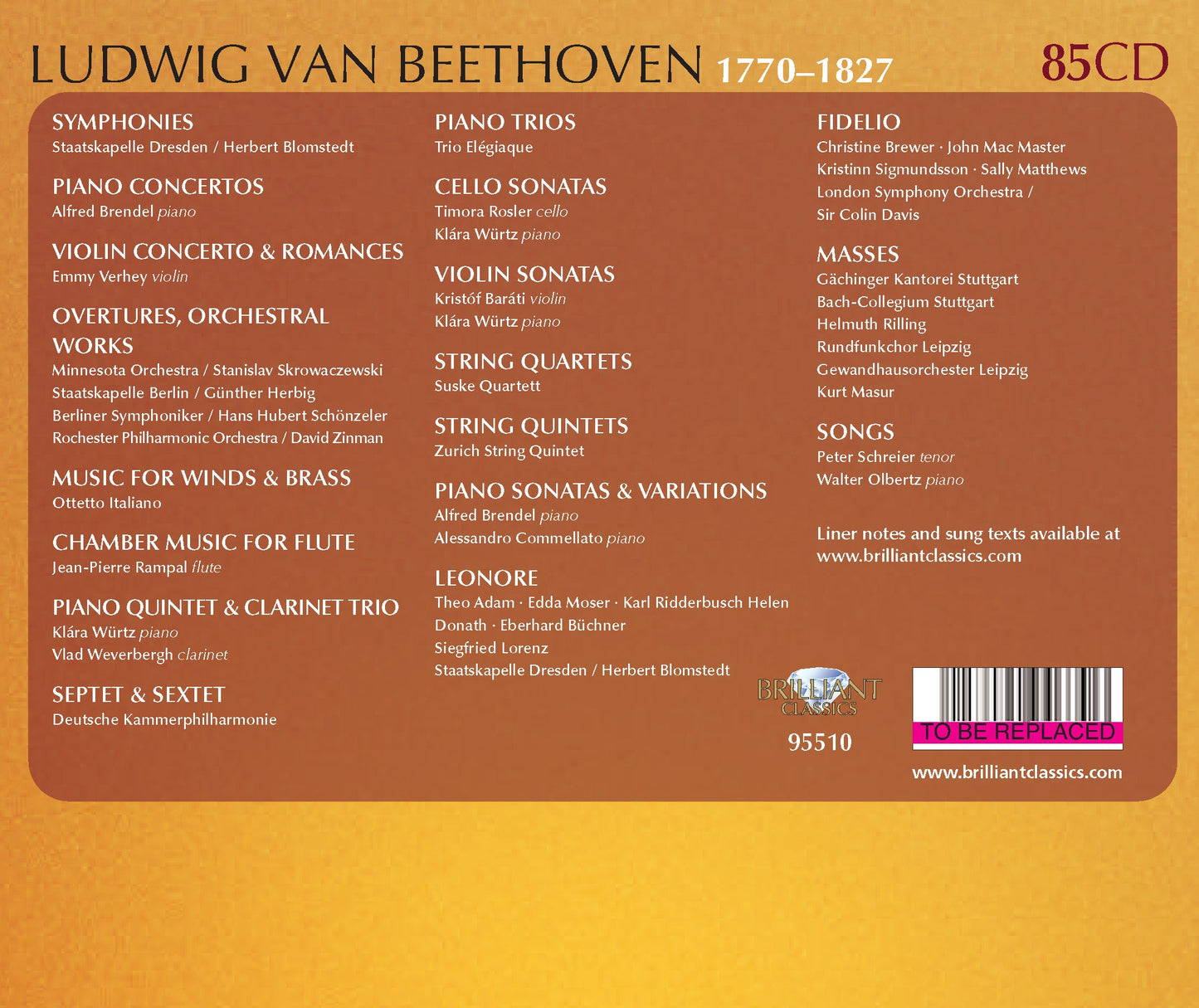 Beethoven Edition, Vol. 1