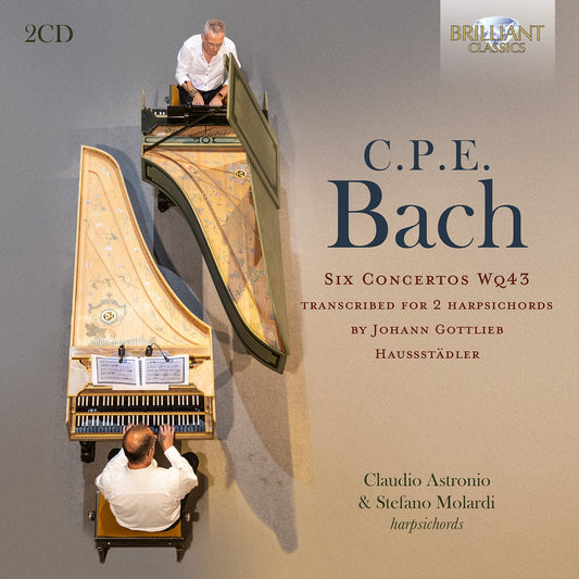C.P.E Bach: Six Concertos, Wq43 Transcribed For 2 Harpsichor