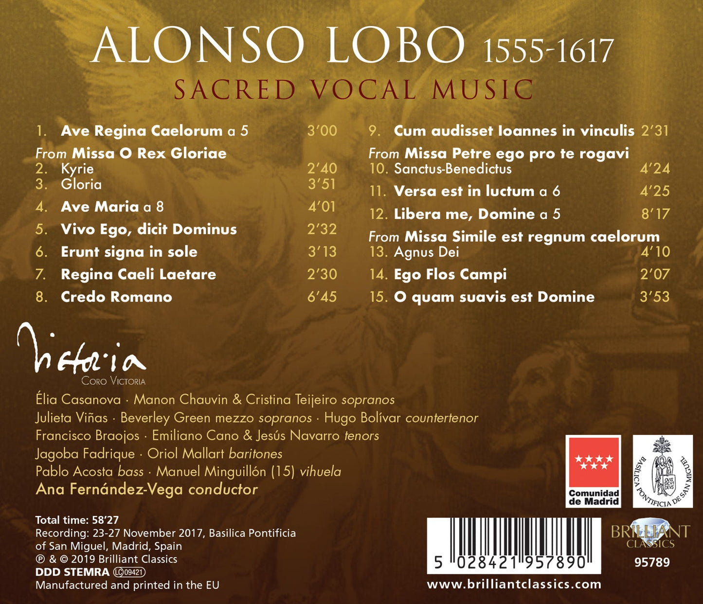 Lobo: Sacred Vocal Music