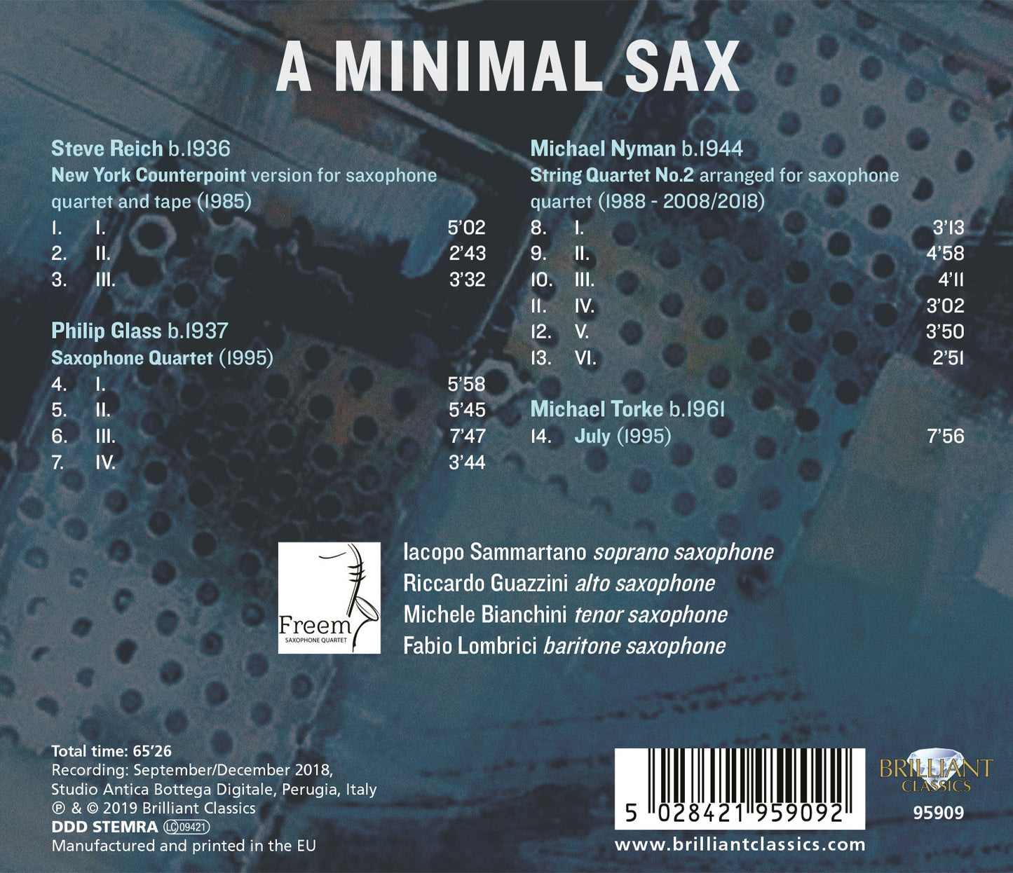 A Minimal Sax