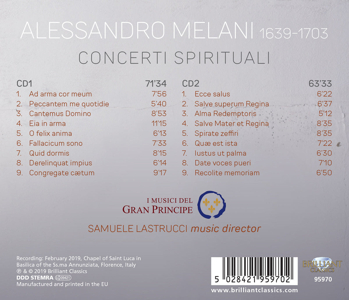 Melani: Concerti spirituali