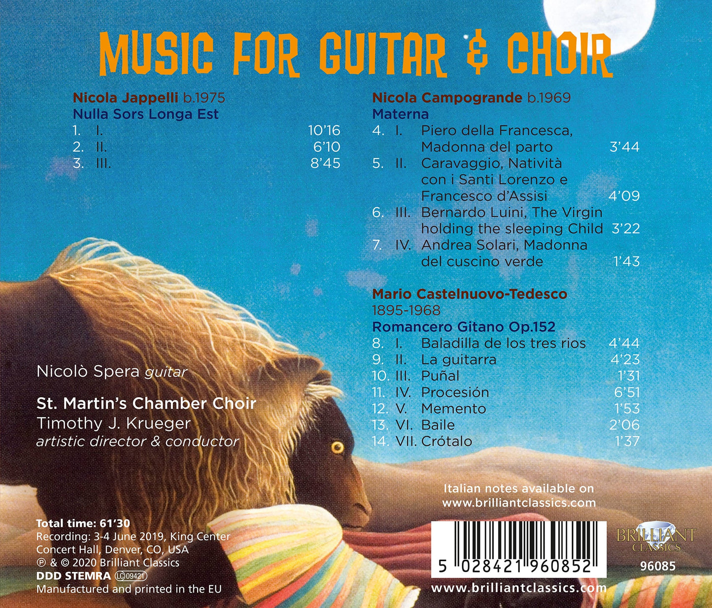 Music for Guitar and Choir