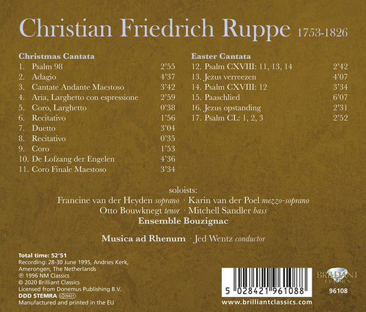 Ruppe: Christmas Cantata
