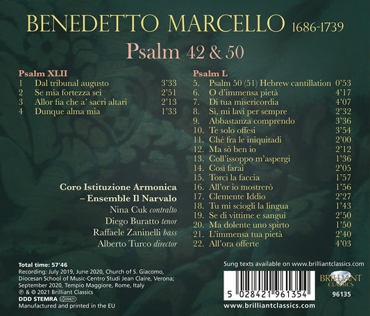 Marcello: Psalm 42 & 50