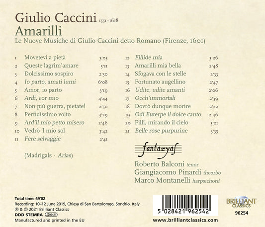 Caccini: Amarilli