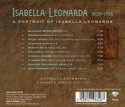 Leonarda: A Portrait of Isabella Leonarda