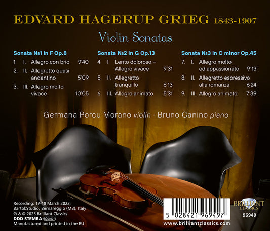 Grieg: Violin Sonatas
