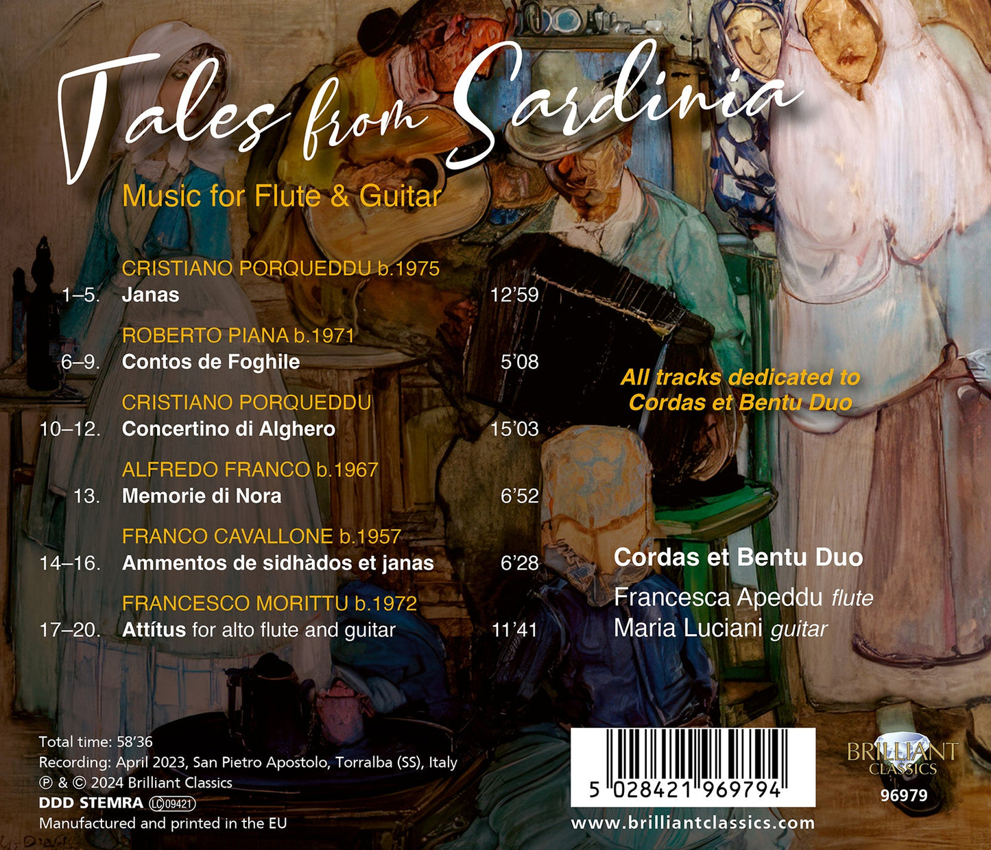 Tales from Sardinia - Music for Flute & Guitar