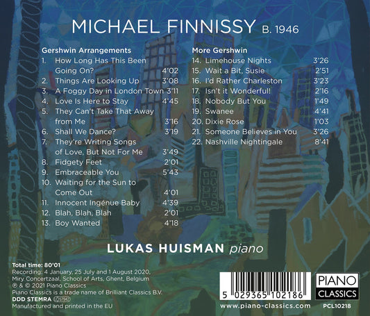Finnissy: Gershwin Arrangements - More Gershwin