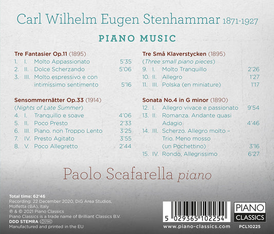 Stenhammar: Piano Music