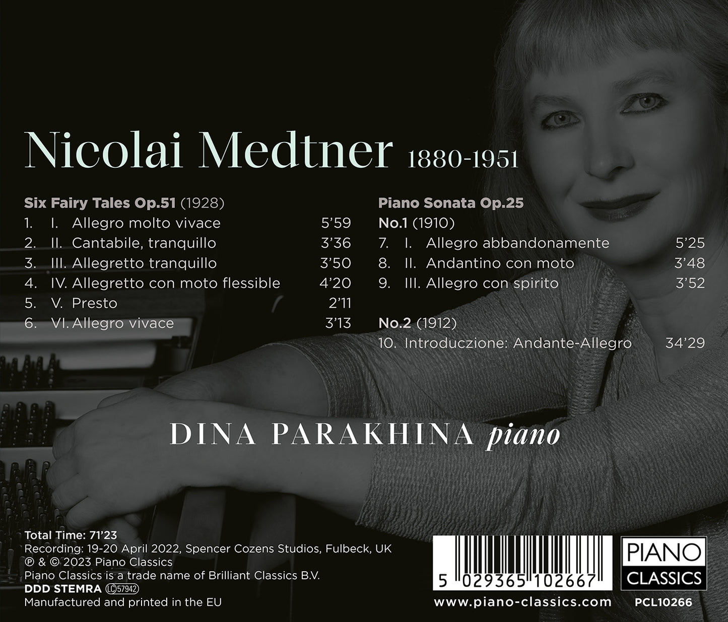 Medtner: Piano Sonatas Nos. 1 & 2, Op. 25; Six Fairy Tales,
