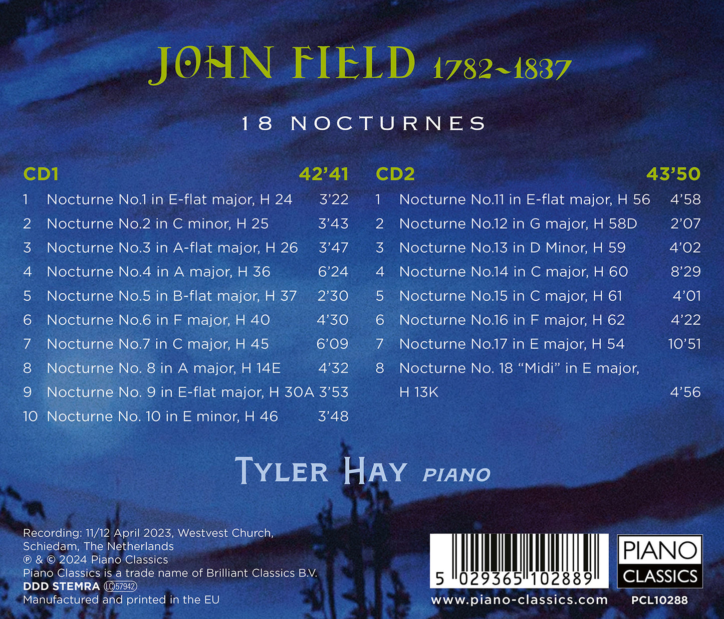 Field: 18 Nocturnes