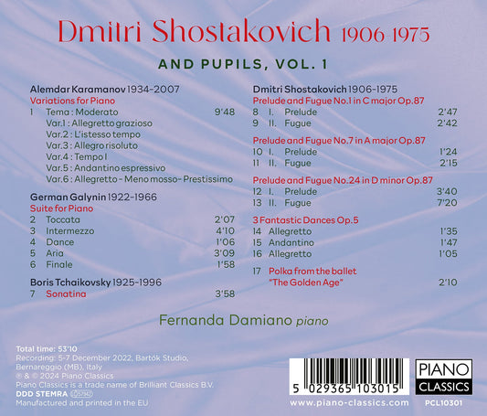 Shostakovich and Pupils, Vol. 1