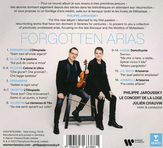 FORGOTTEN ARIAS