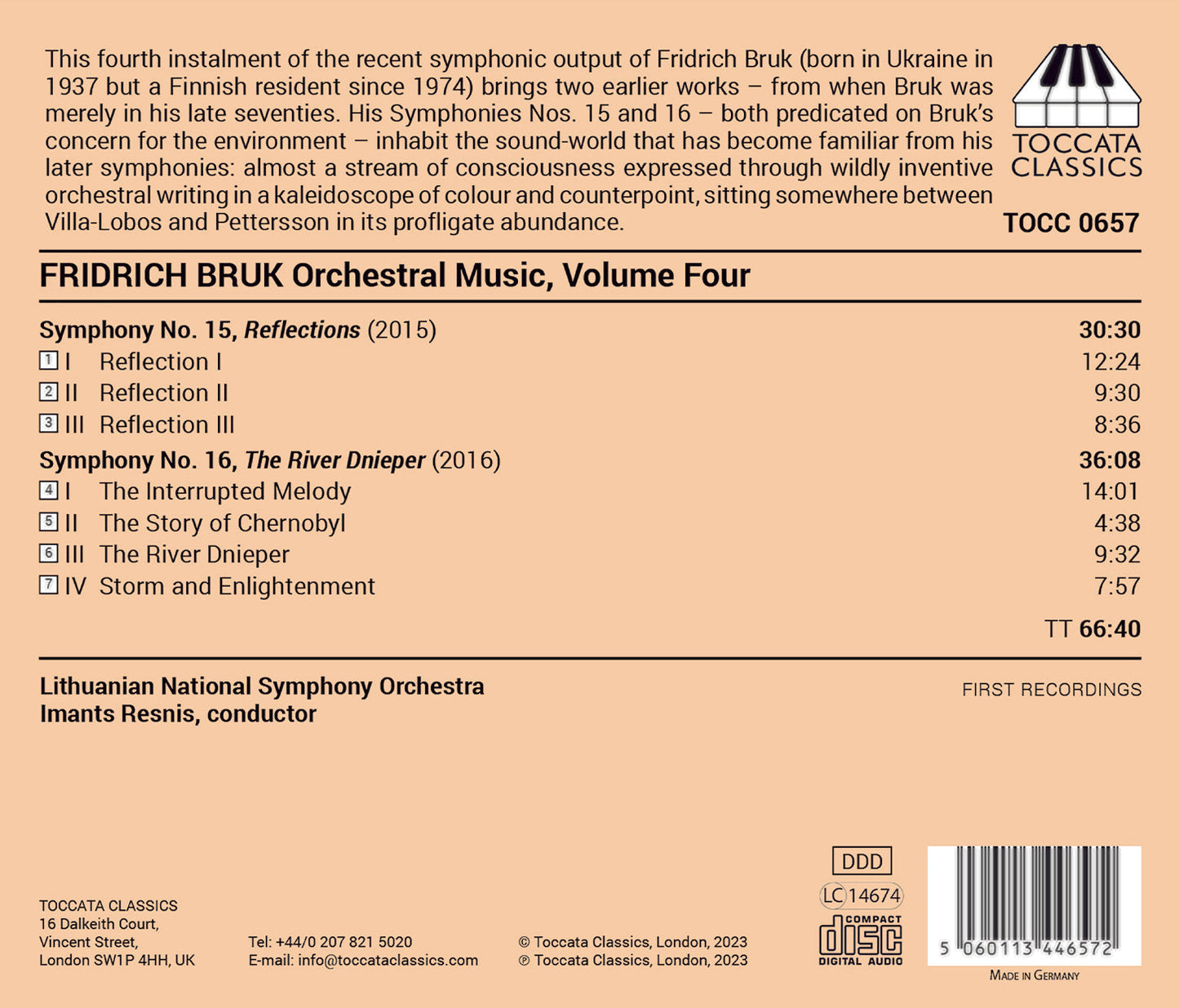 Bruk: Orchestral Music, Vol. 4