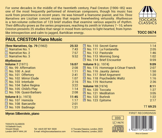 Creston: Piano Music