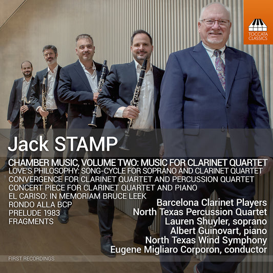 Stamp: Chamber Music, Vol. 2  Barcelona Clarinet Players, North Texas Percussion Quartet, Lauren Shuyler, Albert Guinovart, North