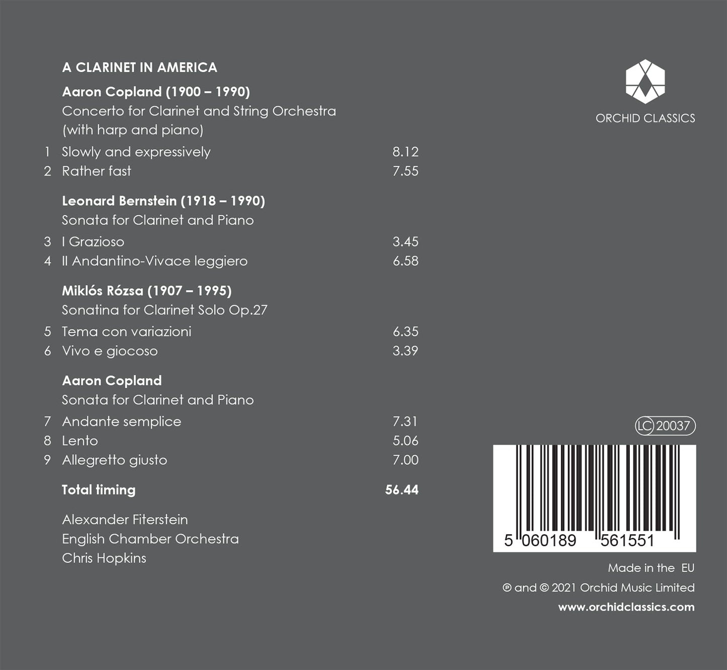 A Clarinet In America