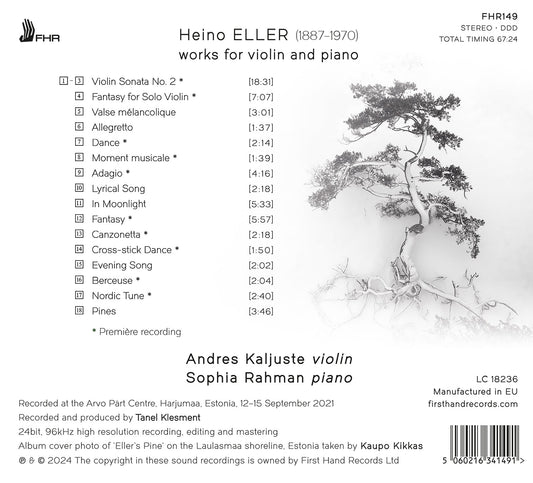 Eller: Works for Violin & Piano