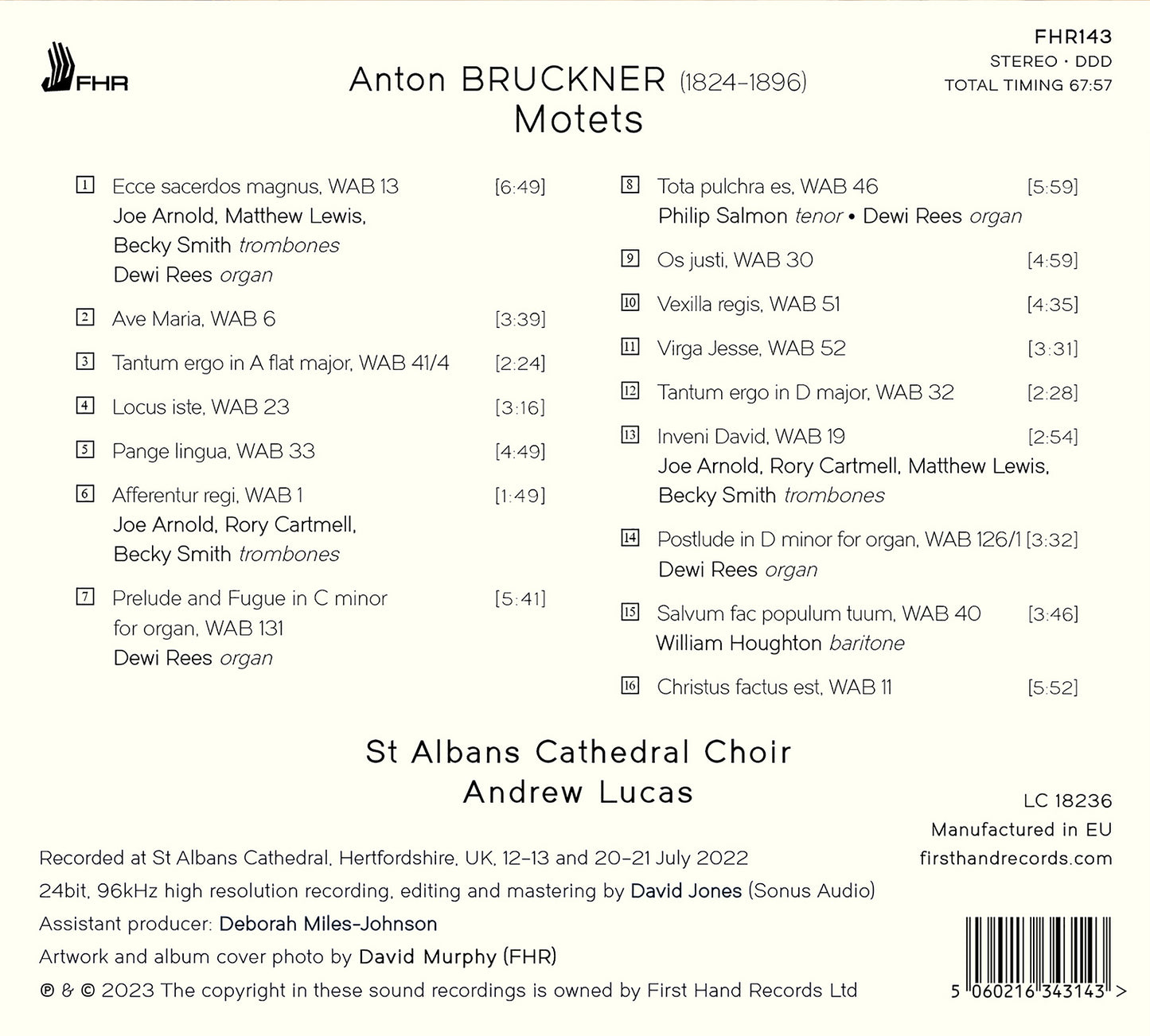 Bruckner: Motets