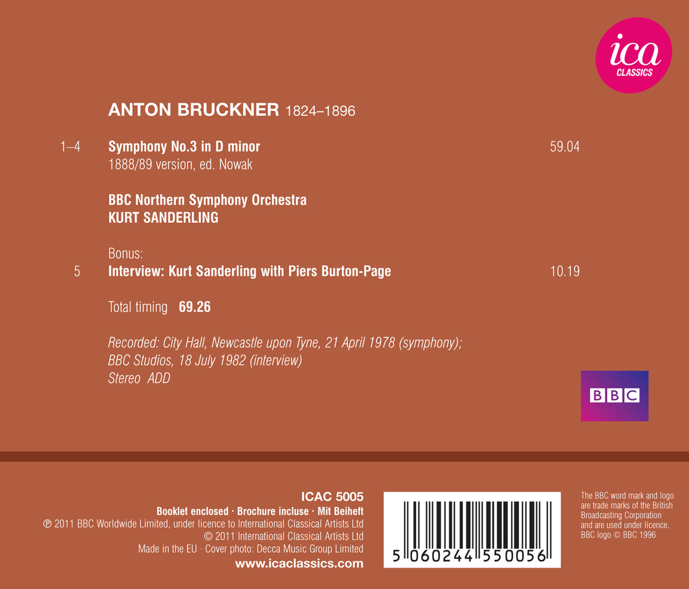 Bruckner: Symphony No. 3