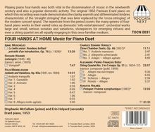 Four Hands at Home - Domestic Music-Making in the Mid-Ninete