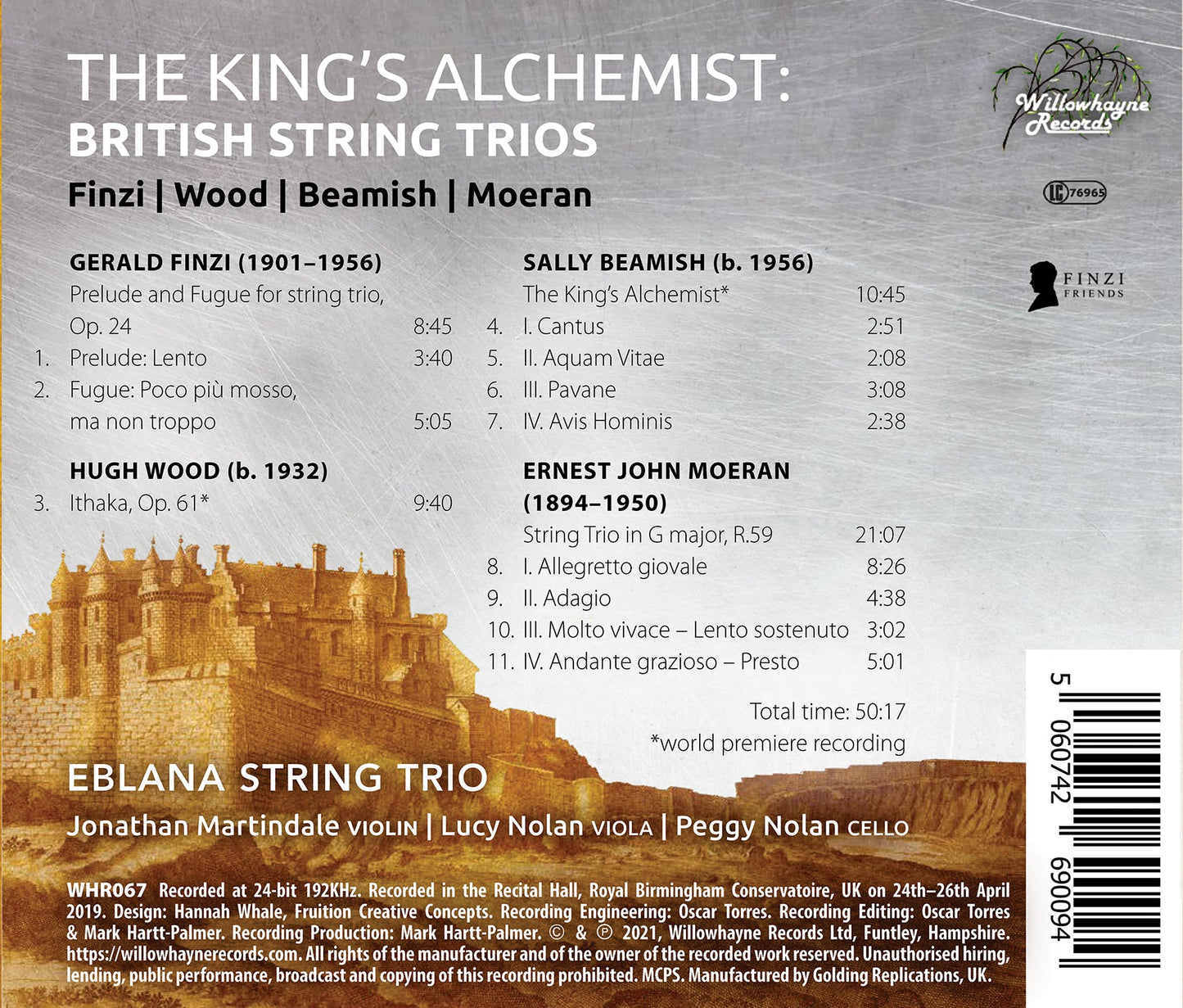 The King's Alchemist: British Music For String Trio