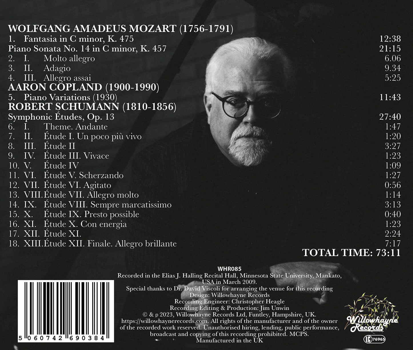 Daniel Rieppel Plays Mozart, Copland & Schumann