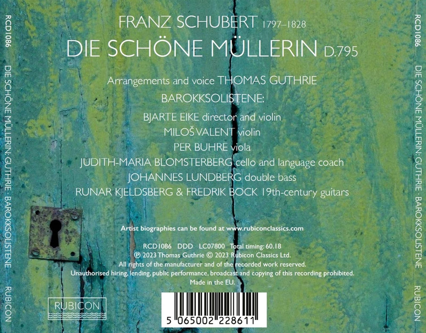 SCHUBERT: DIE SCHONE MULLERIN