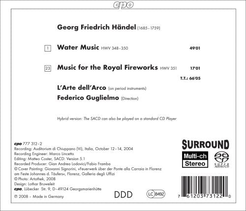 Handel, G.F.: Water Music / Music for the Royal Fireworks