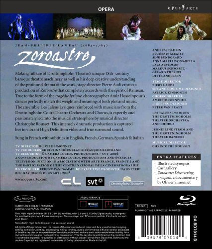 RAMEAU, J.-P.: Zoroastre (Drottingholm Court Theatre, 2006)