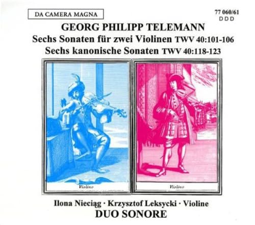 6 SONATAS FOR 2 VIOLINS/6 KANO